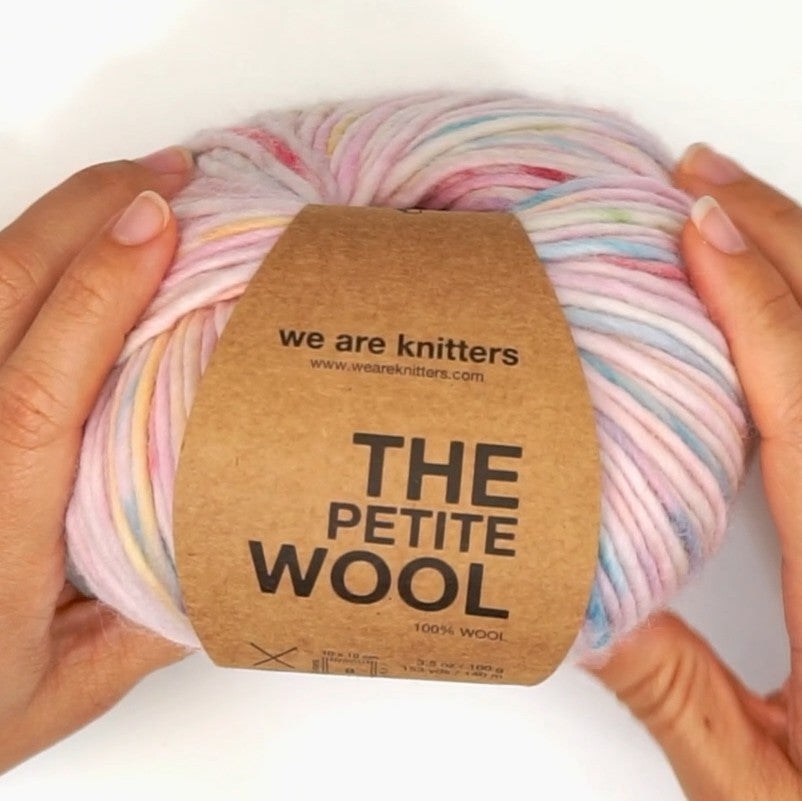 yarn used in pattern. The petite wool.