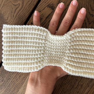 crochet ribbed headband