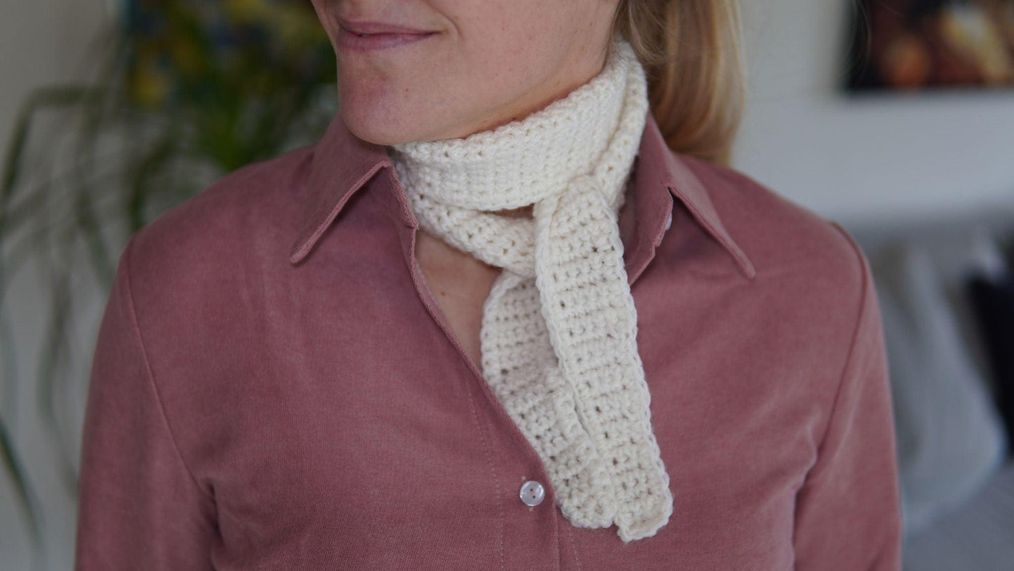 PATTERN: Stylish Little Scarf - Diving Ducks Crochet