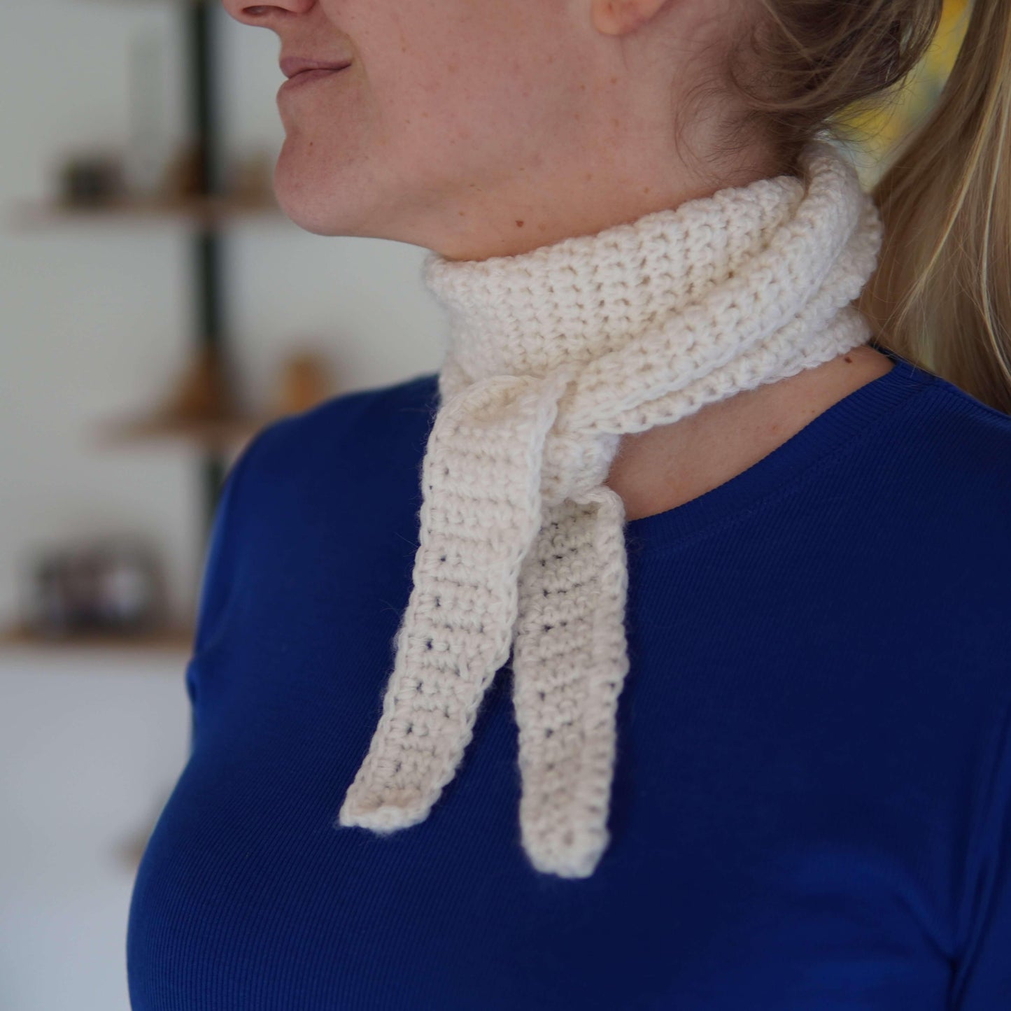 Hæklet Tørklæde - DANISH PATTERN - Diving Ducks Crochet
