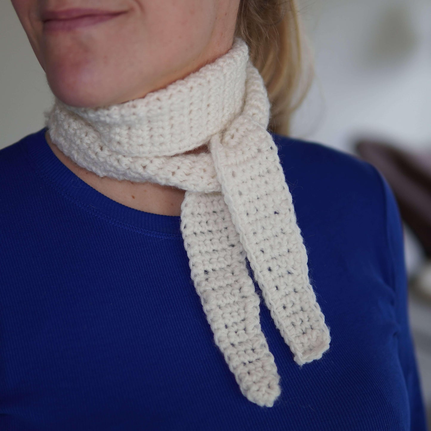Hæklet Tørklæde - DANISH PATTERN - Diving Ducks Crochet