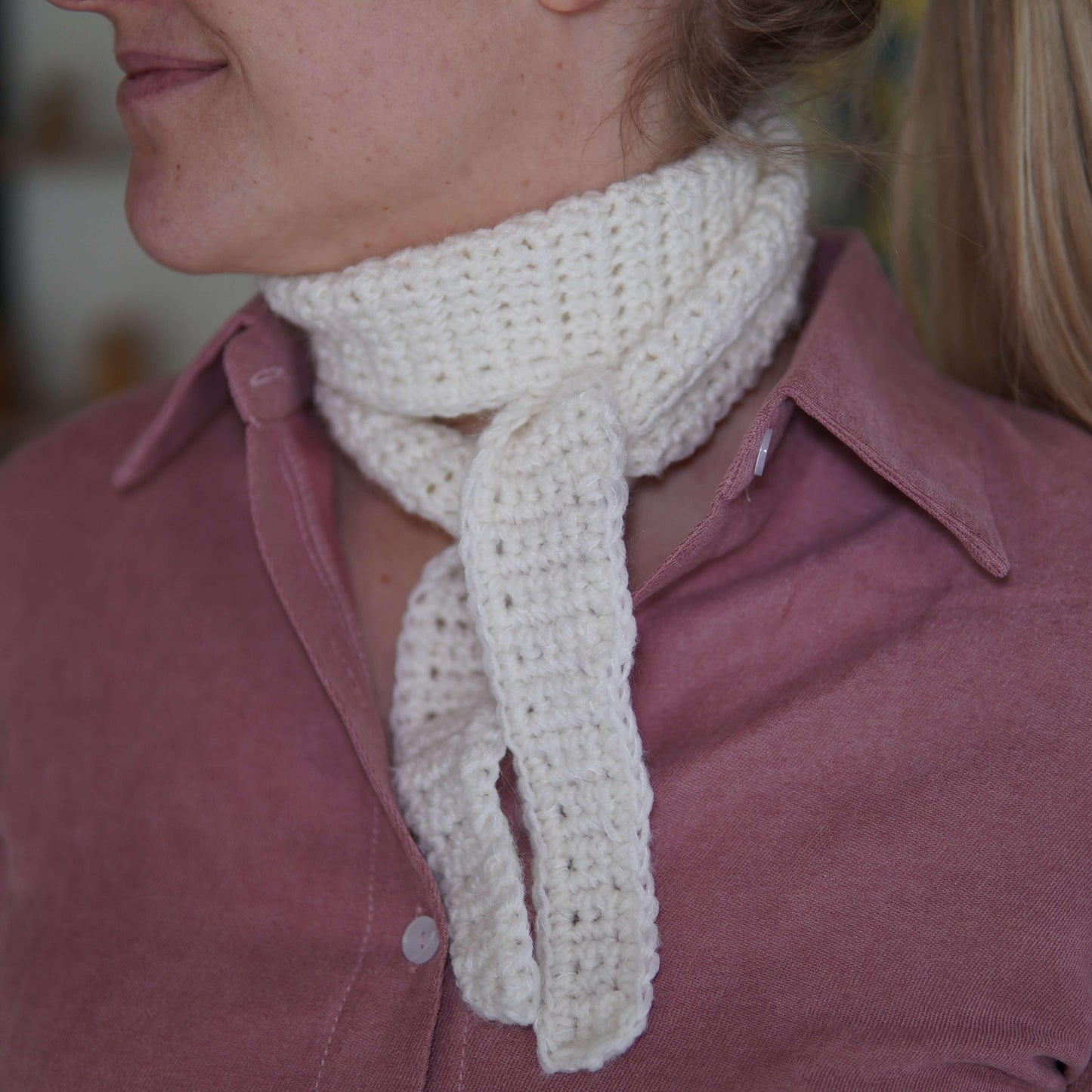 Hæklet Tørklæde - DANISH PATTERN - Diving Ducks Crochet
