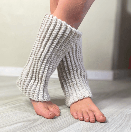 PATTERN: Kids Leg Warmers Ribbed - Diving Ducks Crochet
