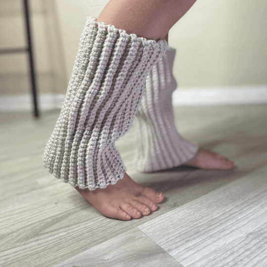 PATTERN: Kids Leg Warmers Ribbed - Diving Ducks Crochet