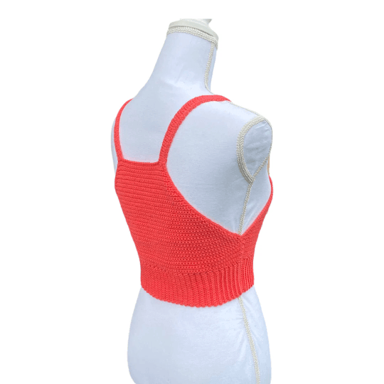 PATTERN: Elegant Halter Crop Top - Diving Ducks Crochet