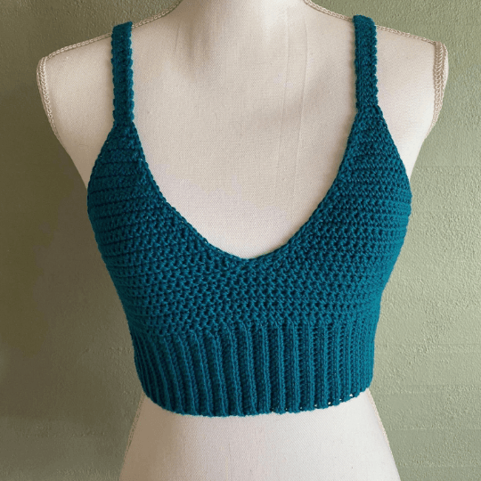 PATTERN: Crochet Crop Top EASY - Diving Ducks Crochet
