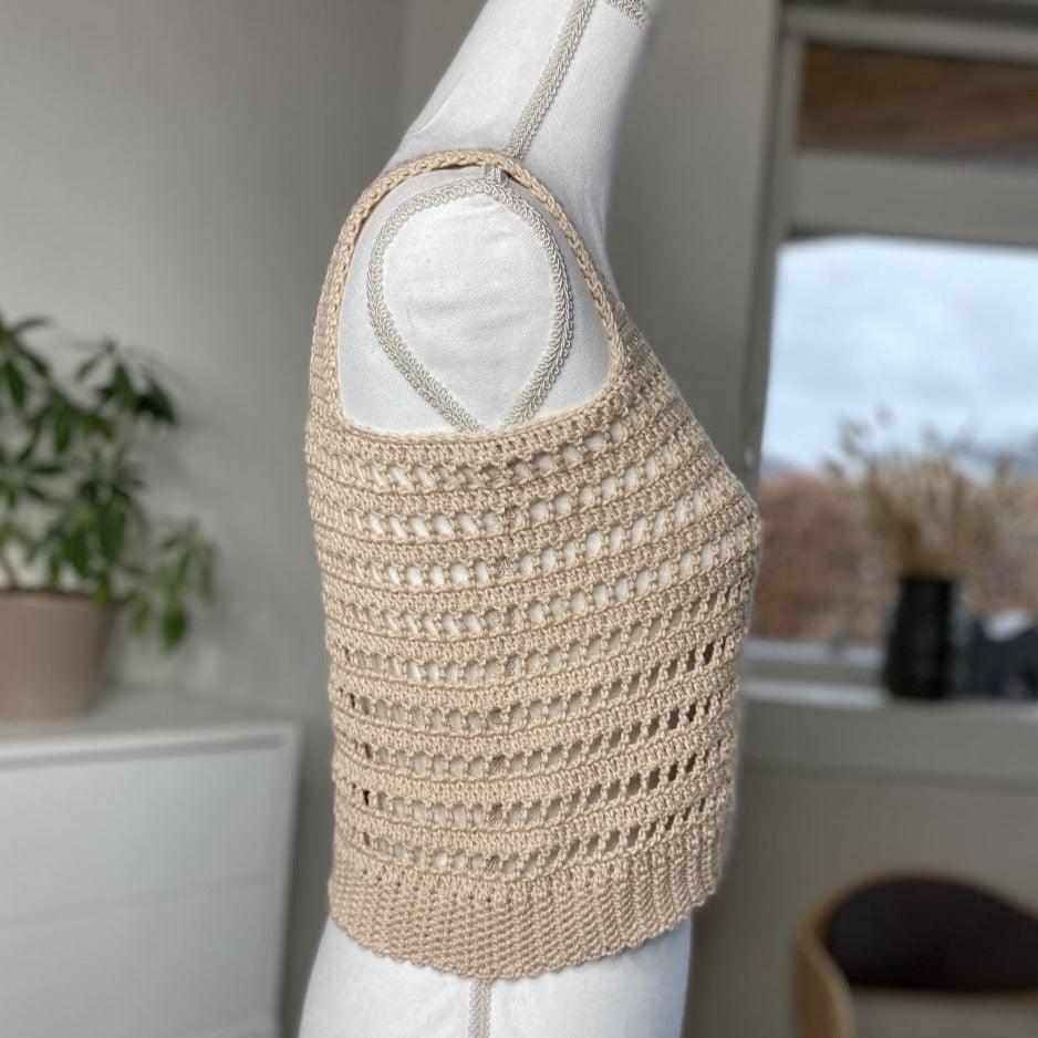 Crochet mesh top pattern