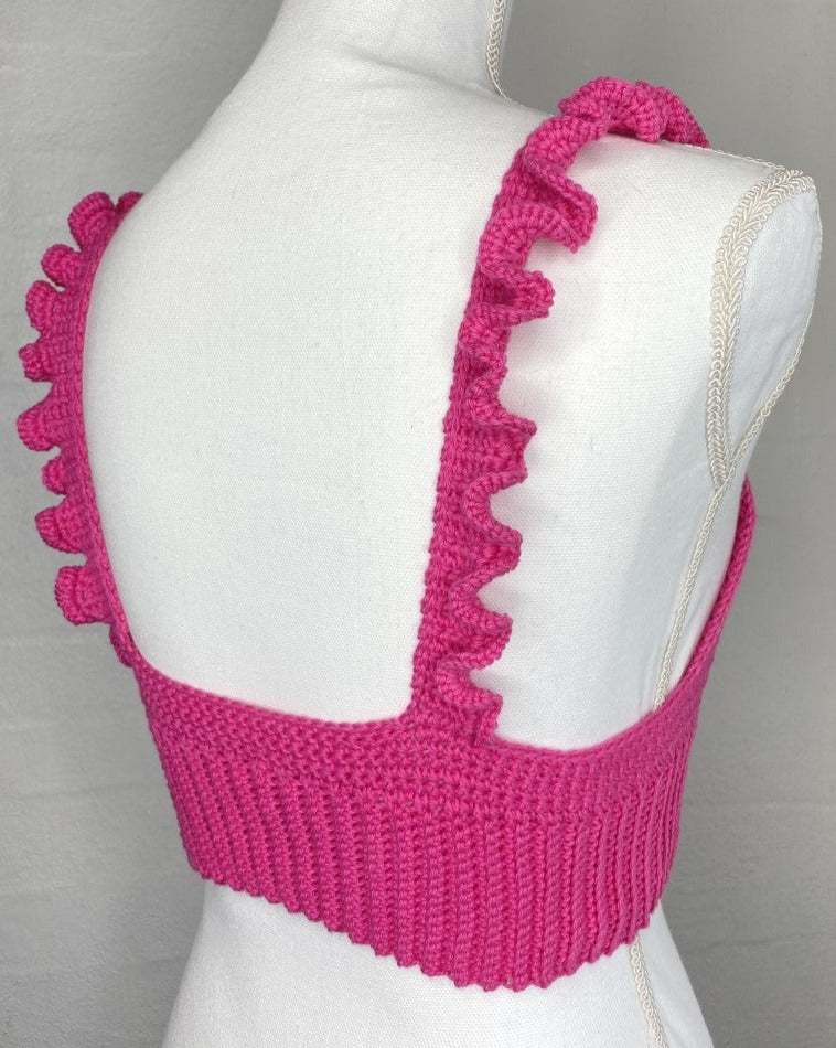 PATTERN: Rufflestrap Top V-Neck - Diving Ducks Crochet