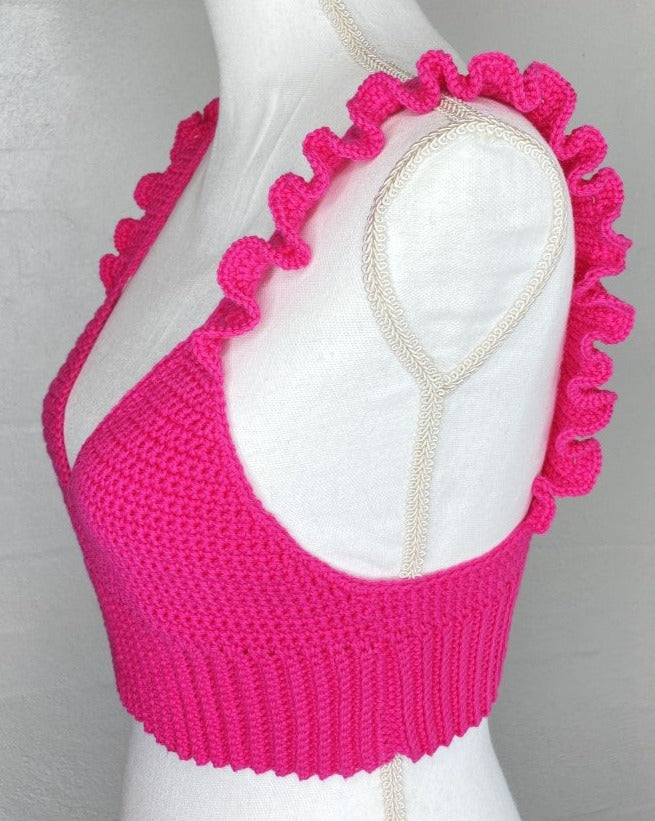PATTERN: Rufflestrap Top V-Neck - Diving Ducks Crochet