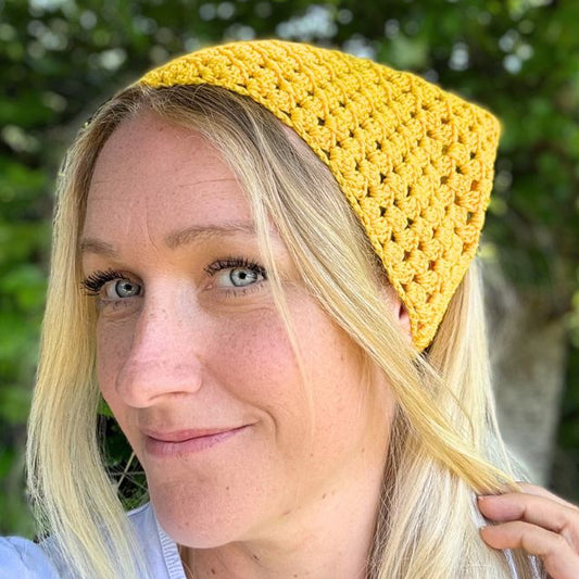 Crochet bandana pattern