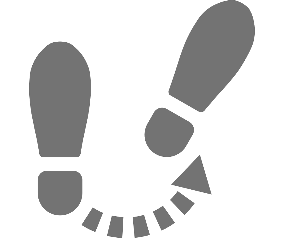 Icon of a pair of footprints