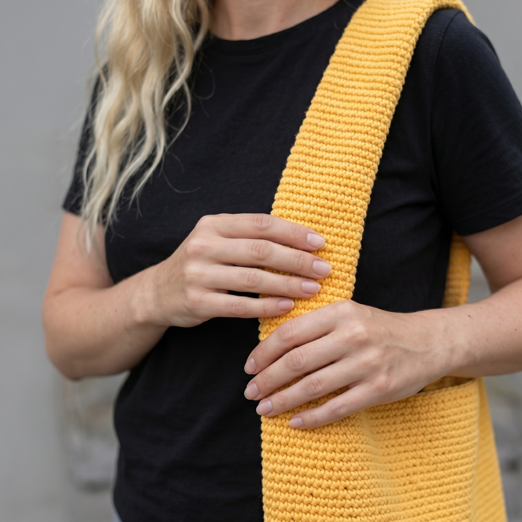 easy crochet donut tote bag crochet pattern