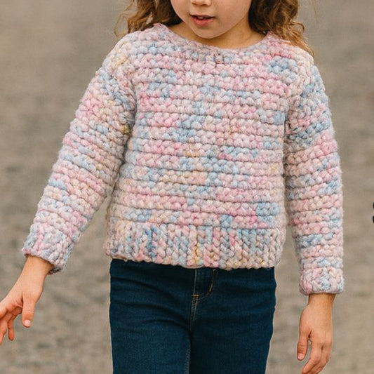 crochet sweater girl