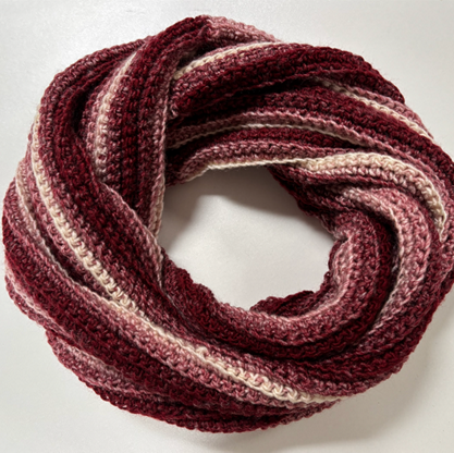 crochet twisted scarf