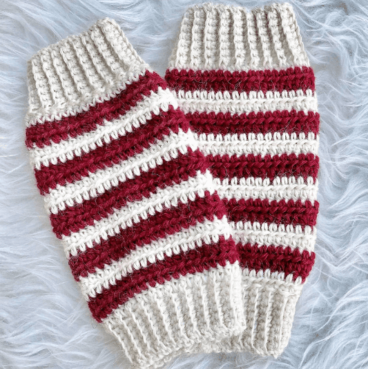 PATTERN: Kids Christmas Leg Warmers - Diving Ducks Crochet