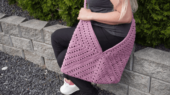 PATTERN: The 3-Square Granny Bag - Main Image