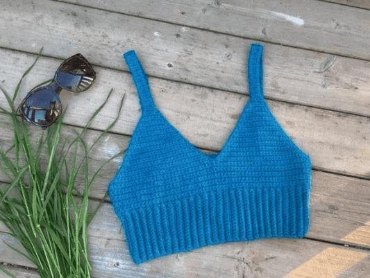 PATTERN: Crochet Crop Top EASY - Diving Ducks Crochet