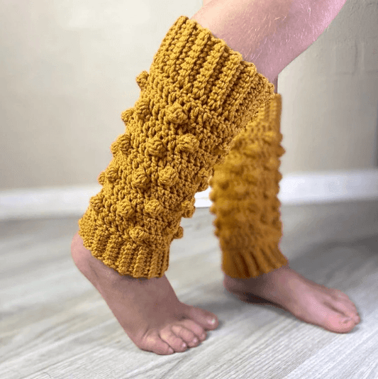 PATTERN: Kids "BOBBLE" Leg Warmers - Diving Ducks Crochet