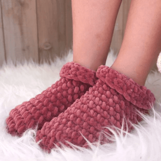 PATTERN: Kids Bootie Slippers - Diving Ducks Crochet