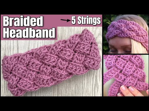 Learn to crochet a stylish braided headband with our easy-to-follow video tutorial on YouTube!