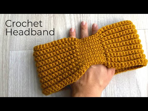 Get cozy with our crochet headband pattern! Youtube Video tutorial incl. Perfect for beginners. Stylish winter accessory for kids and adults.